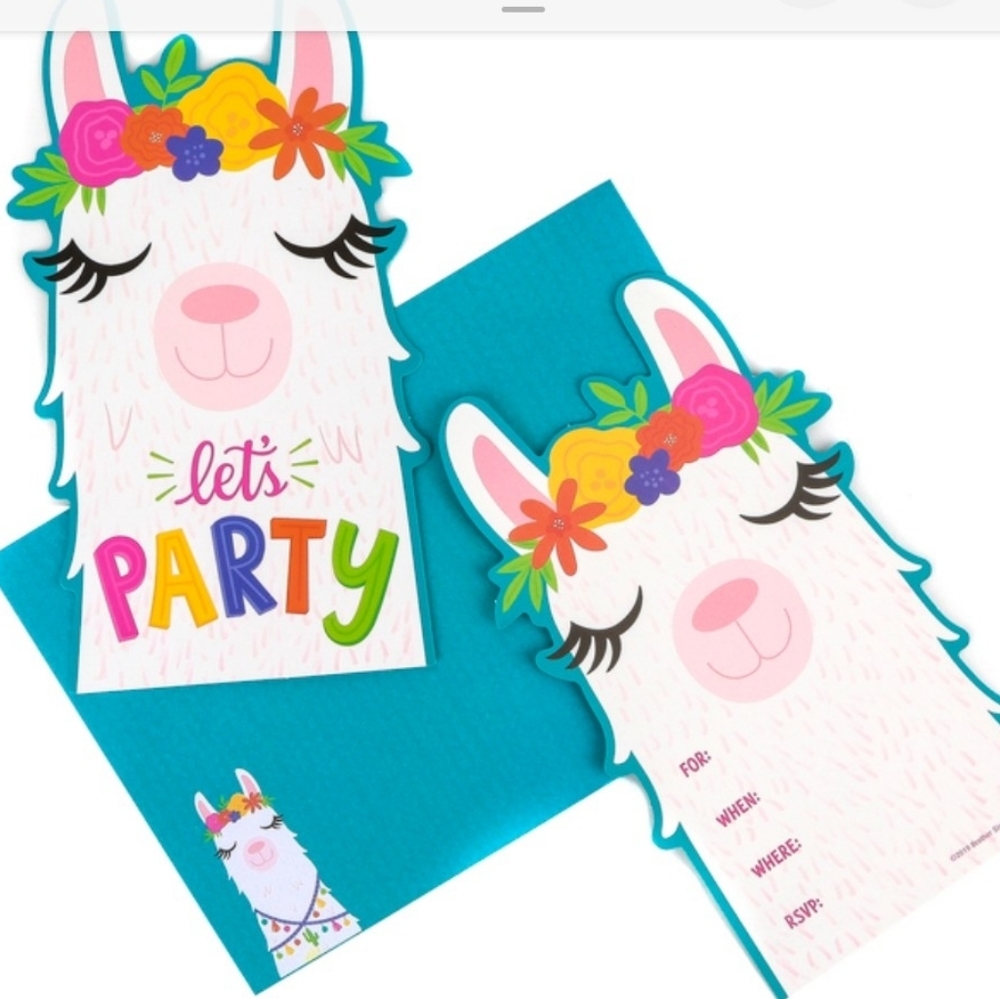 BROTHERS & SISTERS DESIGN STUDIO Llama Invites💙